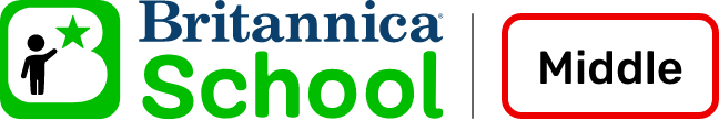 Britannica School logo with person icon and "Middle" label